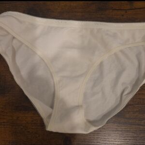 Victoria's Secret Ivory Low-Rise Bikini